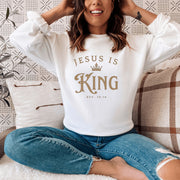 Damen Sweatshirt mit inspirierendem Schriftzug und lockerer Passform