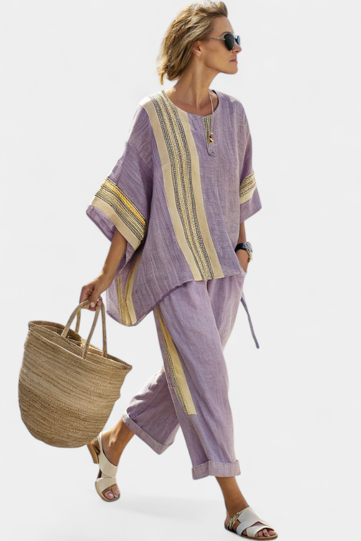 Isabell | Stilvolles Lavendel Ensemble