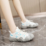 Damen sportliche Allrounder Sneakers mit atmungsaktivem Mesh-Obermaterial und rutschfester Sohle