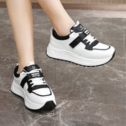 Damen modische Fitness-Sneaker mit dämpfender Sohle und atmungsaktivem Mesh-