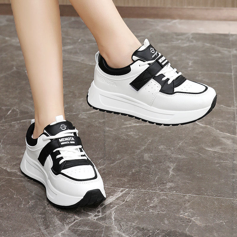 Damen modische Fitness-Sneaker mit dämpfender Sohle und atmungsaktivem Mesh-