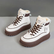 Damen Winter Boots mit dickem Fleece-Futter und rutschfester Sohle