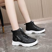 Damen trendige High-Top Sneakers mit robustem Profil und modischem Design