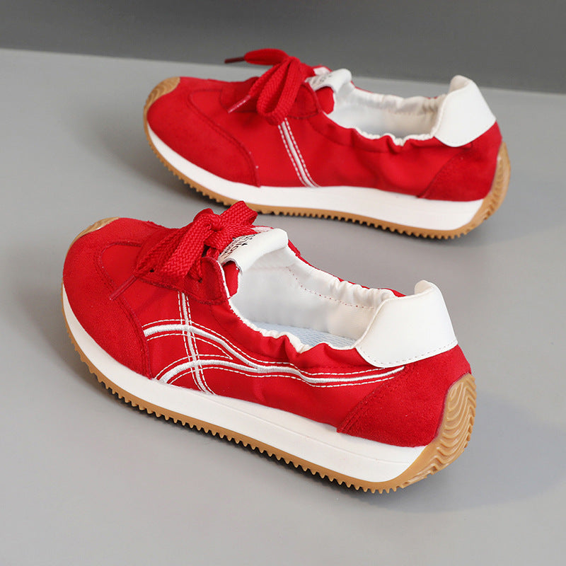 Damen Sportliche Sneaker mit elastischem Einstieg und rutschfester Sohle
