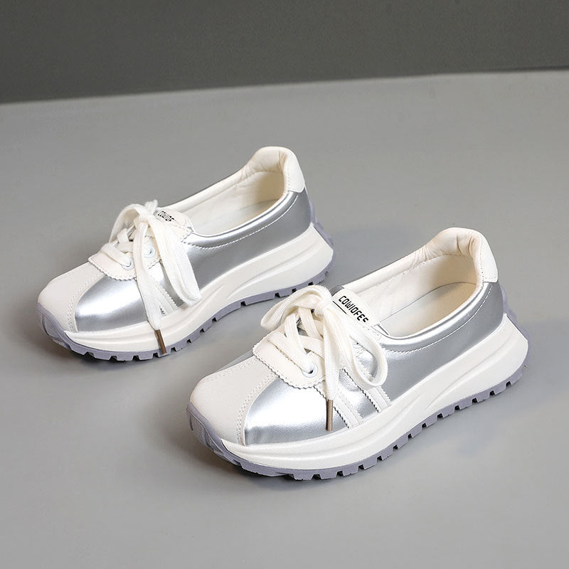 Damen Sportliche Sneaker mit reflektierenden Details und dämpfender Laufsohle