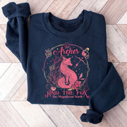 Damen Sweatshirt mit kreativem Tiermotiv und inspirierendem Druck