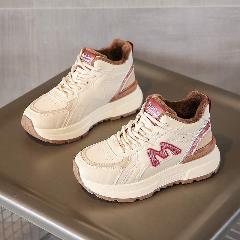 Damen Winterliche Sneaker mit kuscheligem Innenfutter und rutschfester Sohle