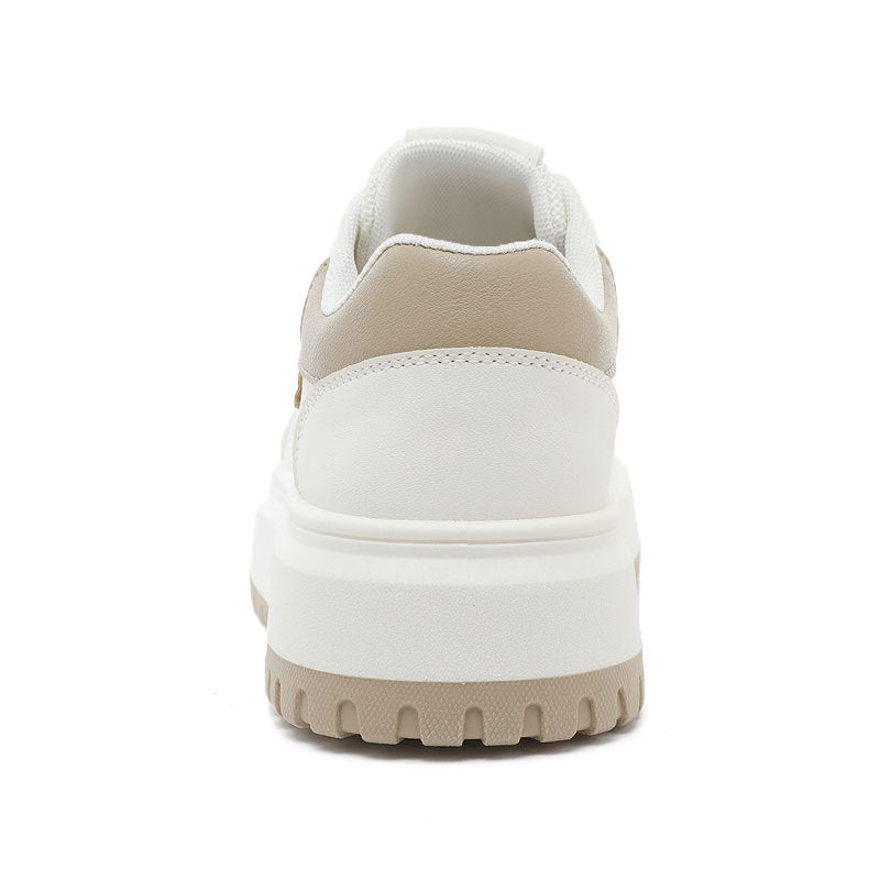 Damen Sportliche Sneakers mit hohem Plateau und atmungsaktivem Obermaterial