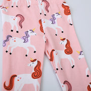 Mädchen Leggings mit niedlichen Einhorn-Motiven Drune