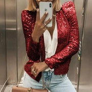 Damen Strickjacke mit Glitzereffekt – Heidi-Mode