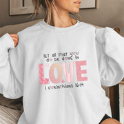 Damen Sweatshirt mit inspirierendem Druck und bequemer Passform