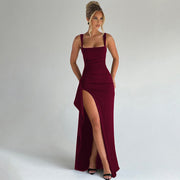 Valentina | Elegantes Maxikleid mit femininem Rückendesign
