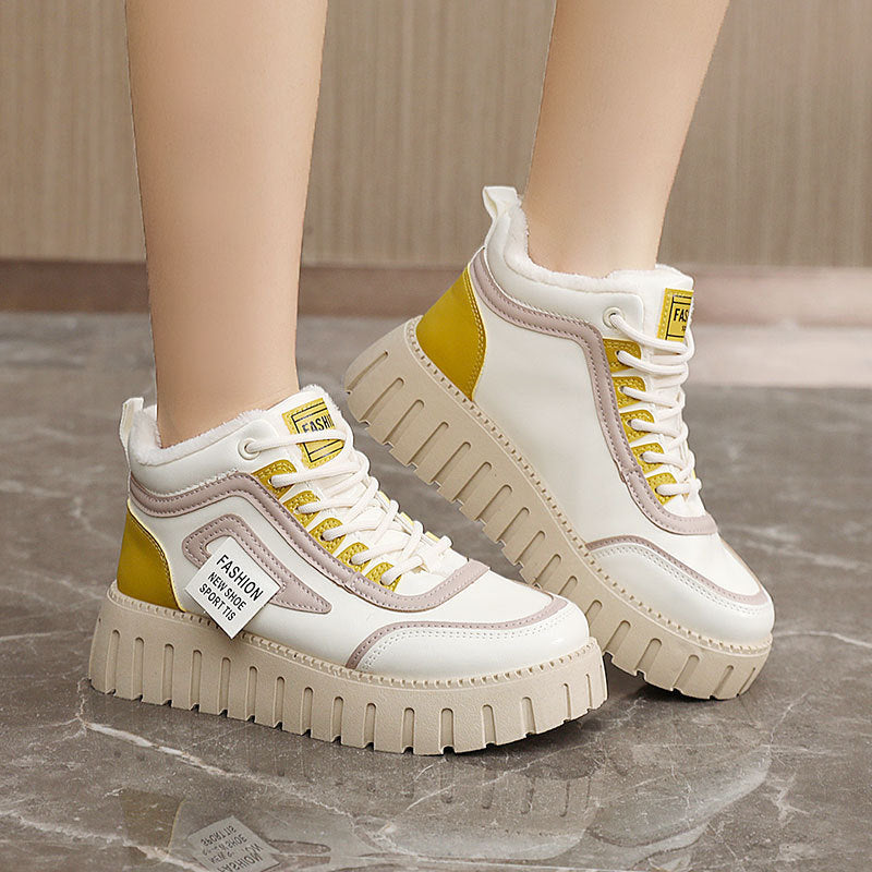 Damen High-Top Sneaker mit dämpfender Sohle und atmungsaktivem Design