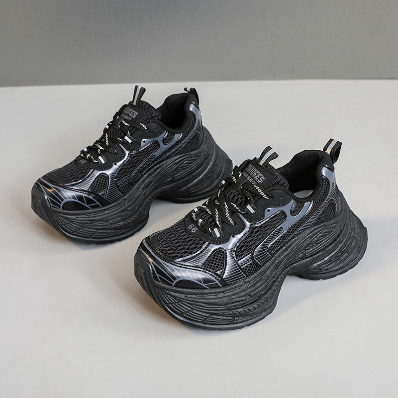 Damen Chunky Sneakers mit dämpfender Laufsohle und modischem Design