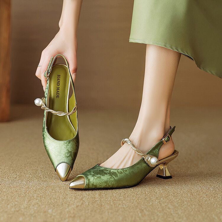 Pumps mit Kitten-Heel für Damen
