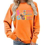 Damen Sweatshirt mit inspirierendem Text-Design