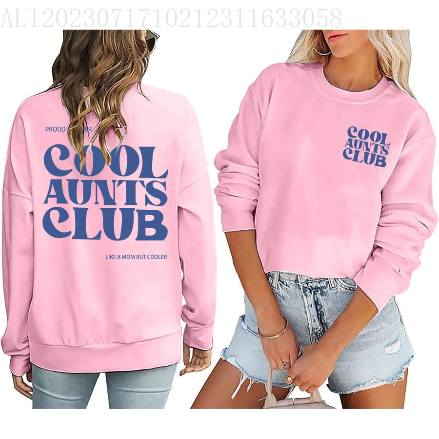 Damen Sweatshirt mit coolem Club-Motiv