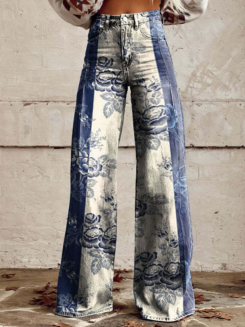 Julia | Bequeme Damenhose mit Streifen für Alltag und Freizeit