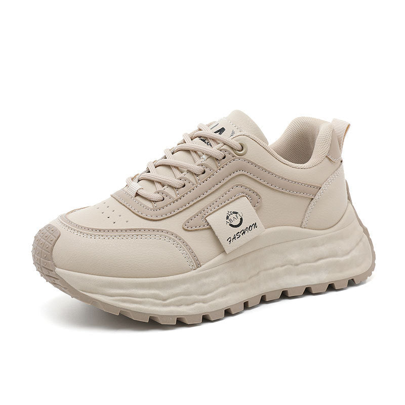 Damen Sportliche Chunky Sneakers mit rutschfester Gummisohle und atmungsaktivem Obermaterial