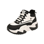 Damen Sportliche High-Top Sneakers mit kuscheligem Innenfutter