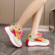 Damen Sportliche Chunky Sneakers mit verspieltem Farbdesign