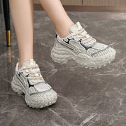 Damen Sportliche Sneakers mit atmungsaktiver Mesh-Oberfläche und stabiler Laufsohle