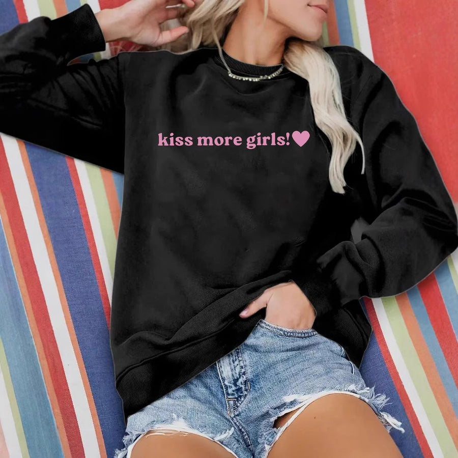 Damen Sweatshirt mit inspirierendem Schriftzug und lässiger Passform