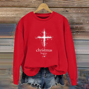 Damen Sweatshirt mit christlichem Motiv und weichem Innenfutter