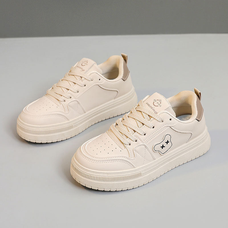 Damen Sportliche Sneaker mit gepolsterter Laufsohle und atmungsaktiver Obermaterialkombination