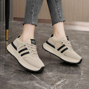 Damen trendige Sneakers mit dämpfender Sohle und atmungsaktiver Innenausstattung