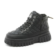 Damen modische Winterstiefel mit rutschfester Sohle und kuscheligem Innenfutter
