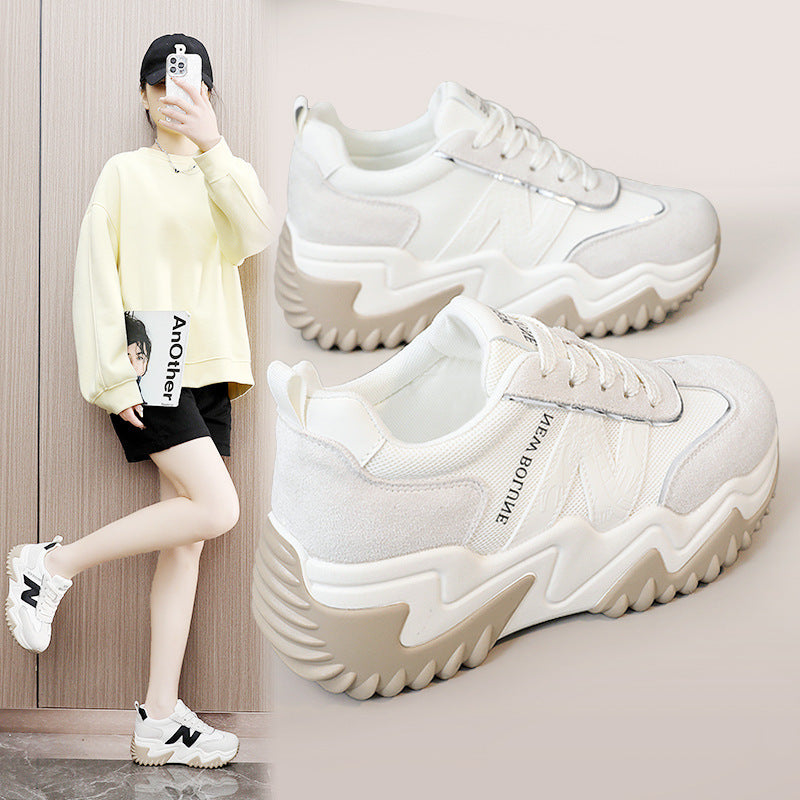 Damen Sportliche Chunky Sneakers mit ergonomischer Dämpfung und rutschfester Sohle