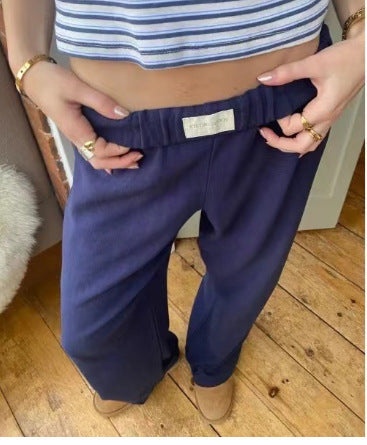 Evgenia - Weit Geschnittene Loungehose Mit Elastischem Bund