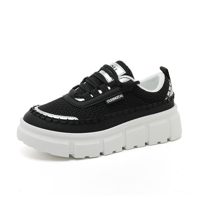 Damen Sportliche Trend-Sneaker mit Federung und atmungsaktivem Obermaterial
