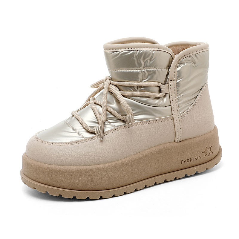 Damen Winterboots mit innovativem Isolationsdesign und rutschfester Sohle
