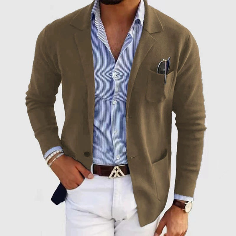 Herren modernes Strick-Sakkos Aliams