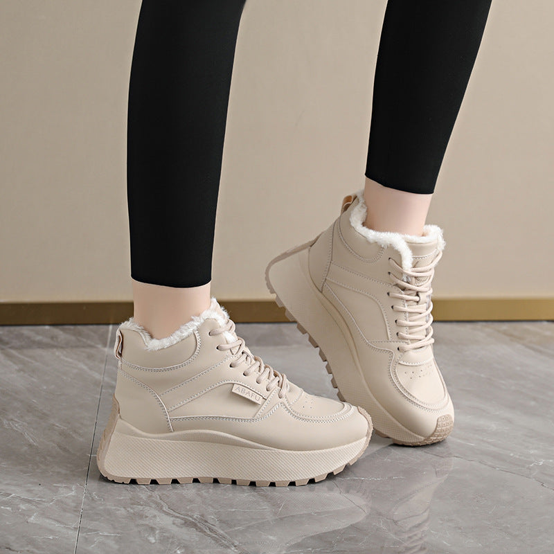 Damen Winter Sneaker mit kuscheligem Innenfutter und rutschfester Sohle