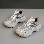 Damen sportliche Lauf-Sneaker mit stoßdämpfendem Komfort und atmungsaktiver Konstruktion