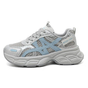 Damen Sportliche Mesh-Sneaker mit atmungsaktiver Laufsohle
