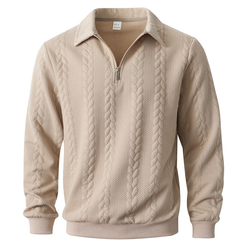 SIMONE™ | ELEGANTES POLOHEMD MIT VIERTELREIẞVERSCHLUSS AUS STRICK