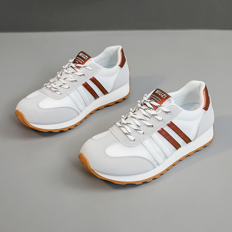 Damen sportliche Sneakers mit atmungsaktivem Obermaterial und dämpfender Sohle