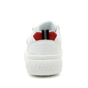 Damen Trendige Plateau-Sneaker mit buntem Schriftzug