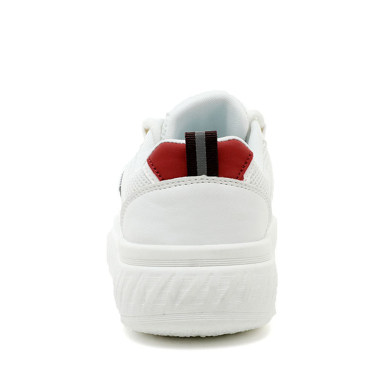 Damen Trendige Plateau-Sneaker mit buntem Schriftzug