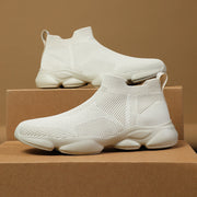 Damen Sportliche Strick-Sneaker mit funktionalem Sohlenprofil