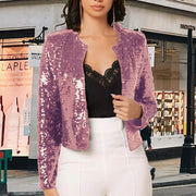 Damen Strickjacke mit Glitzereffekt – Heidi-Mode