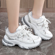 Damen Sportliche Sneakers mit atmungsaktivem Obermaterial und schockabsorbierender Sohle
