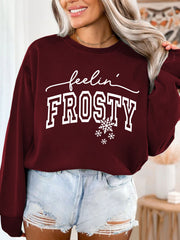 Damen Sweatshirt mit grafischem Aufdruck