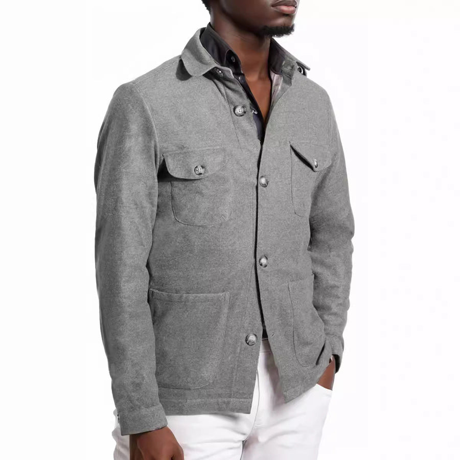 Herren Herbstjacke mit praktischen Taschen Aliams