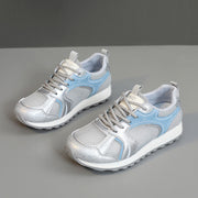 Damen Sportliche Sneakers mit atmungsaktivem Mesh-Obermaterial und stoßdämpfendem Fußbett