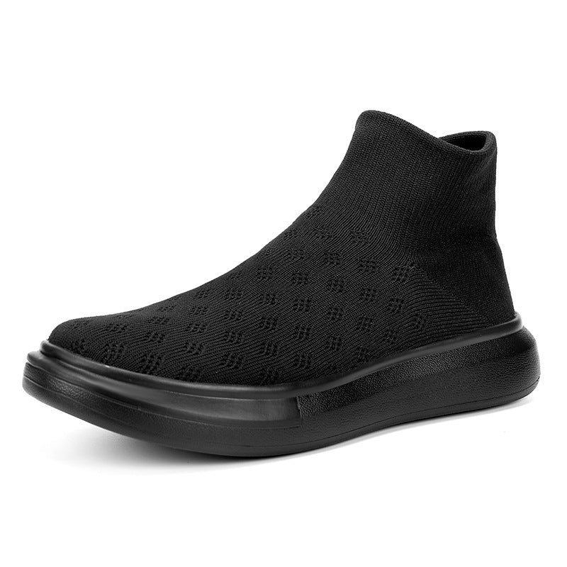Damen Strick-Sneaker mit flexiblem Knöchelabschluss und atmungsaktiver Sohle